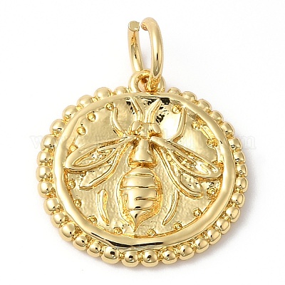 Eco-Friendly Rack Plating Brass Pendants&nbsp;KK-R143-22G-1