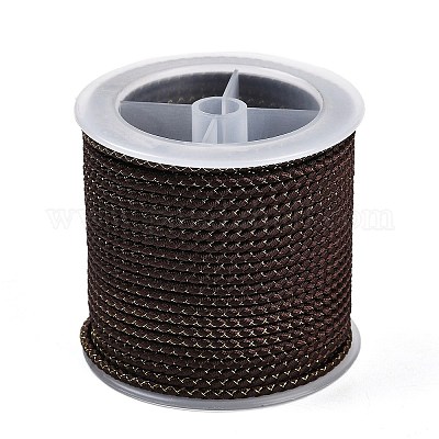 11M Polyester Braided Cord with Cotton Core & Metallic Thread&nbsp;OCOR-Z006-01-06-1