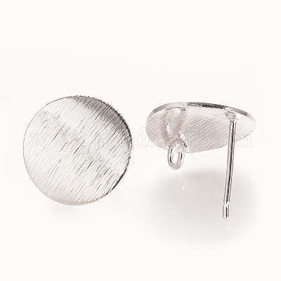 Brass Ear Stud Findings&nbsp;LS-KK-XCP0001-87P-1