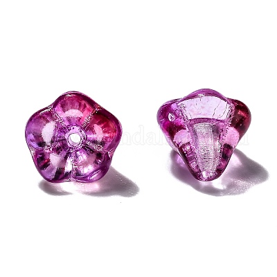 Transparent Czech Glass Beads&nbsp;GLAA-G070-05D-012-1