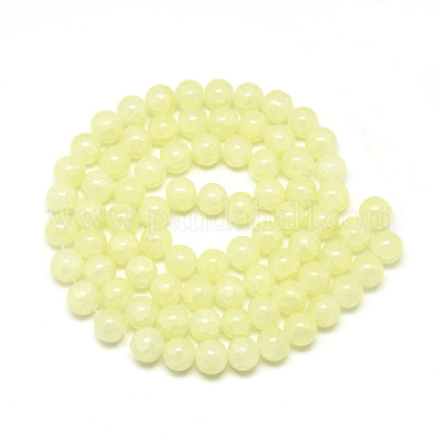 Baking Paint Crackle Glass Beads Strands&nbsp;X-DGLA-Q023-8mm-YS3-1
