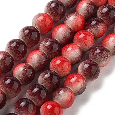 Synthetic Turquoise Dyed Beads Strands&nbsp;G-E594-24R-1