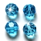 Imitation Austrian Crystal Beads, Grade AAA, K9 Glass, Faceted(32 Facets), Round, Deep Sky Blue, 10mm, Hole: 0.9~1mm