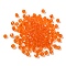 Transparent Glass Beads, Faceted, Bicone, Tomato, 3.5x3.5x3mm, Hole: 0.8mm, 720pcs/bag.