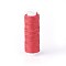 Waxed Polyester Cord, Micro Macrame Cord, for Leather Project, Bracelet Making, Shoe Reparing, Bookbinding, Flat, Red, 0.8mm, about 32.8 yards(30m)/roll