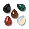 Natural & Synthetic Mixed Gemstone Cabochons, Teardrop, 8x6x3mm