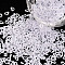 Ornament Accessories, PVC Plastic Paillette/Sequins Beads, Heart, White, 1.6~3x2.7~4x0.4mm, about 230000pcs/500g
