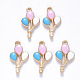 Alloy Enamel Pendants&nbsp;X-ENAM-N054-020A-1