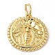 Eco-Friendly Rack Plating Brass Pendants&nbsp;KK-R143-22G-1