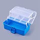 Portable Plastic Three-storey Multifunctional Storage Box&nbsp;CON-WH0064-G01-2