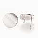 Brass Ear Stud Findings&nbsp;LS-KK-XCP0001-87P-1