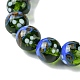 Handmade Gold Sand Lampwork Beads Strands&nbsp;LAMP-A003-03A-3