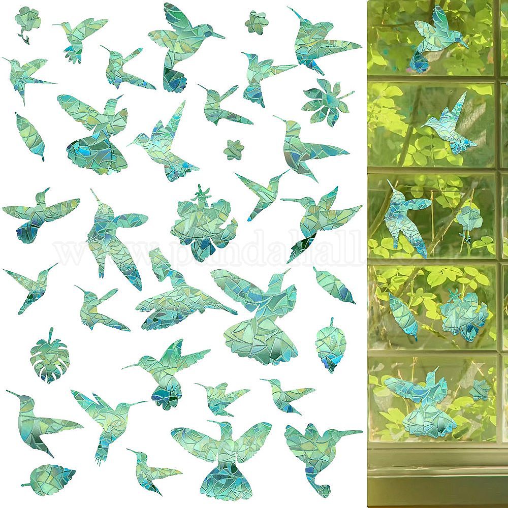 Window Stickers Color Wholesale 7PCS 2 Styles PVC Stickers Dazzling Color Window Stickers 3D ...