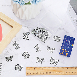 20Pcs 5 Style Alloy Enamel Pendants&nbsp;ENAM-SC0003-92