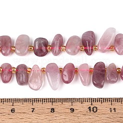 Natural Madagascar Rose Quartz Beads Strands&nbsp;G-Z091-A34