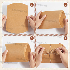 20Pcs Paper Pillow Candy Boxes&nbsp;CON-BBC0001-10