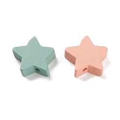 Spray Painted Natural Maple Wood Beads&nbsp;WOOD-M007-27