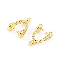 SHEGRACE Brass Ice Pick Pinch Bails&nbsp;XGRQ1R712-358G