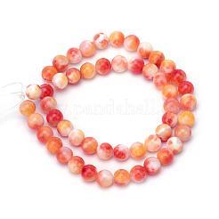 Natural Dyed Persian Jade Gemstone Bead Strands&nbsp;G-R271-6mm-XP11
