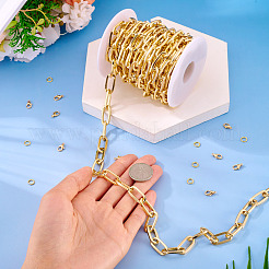 DIY Aluminium Paperclip Chains Bracelets/Necklaces Making Kit&nbsp;DIY-TA0012-91G