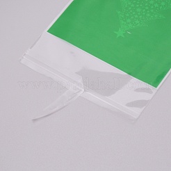 Christmas Theme Rectangle OPP Self-Adhesive Cookie Bags&nbsp;OPP-SZC0001-02H