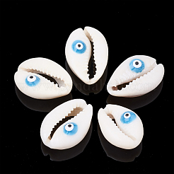 Natural Cowrie Shell Beads&nbsp;X-SHEL-S274-28B
