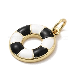Brass Enamel Pendants&nbsp;KK-P338-23G-02