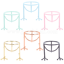 6Pcs 6 Colors Carbon Steel Beauty Sponge Blender Holder&nbsp;ODIS-GA0001-17