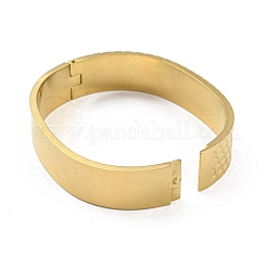 304 Stainless Steel Pave Cubic Zirconia Hinged Bangles for Women&nbsp;BJEW-D044-04G-02