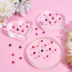 296Pcs 8 Ccolors Baking Paint Pearlized Glass Pearl Round Beads&nbsp;HY-HY0001-07A