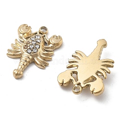 304 Stainless Steel Rhinestone Pendants&nbsp;STAS-Z121-54G