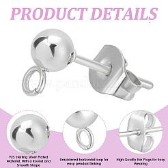 304 Stainless Steel Stud Earring Findings&nbsp;STAS-BBC0008-36C