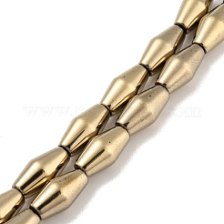 Electroplated Synthetic Magnetic Hematite Beads Strands&nbsp;G-Z032-B01-02