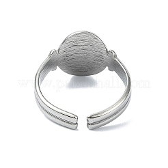 304 Stainless Steel Cuff Rings&nbsp;RJEW-M019-26P