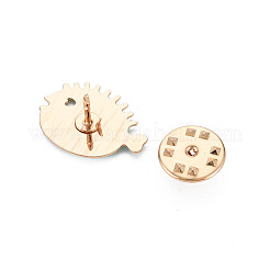 Cute Fish Enamel Pin&nbsp;JEWB-S012-002G-NF