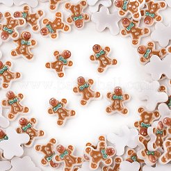 Christmas Theme Luminous Resin Cabochons&nbsp;RESI-U003-02J