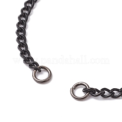 Adjustable 304 Stainless Steel Curb Chains Bracelet Making&nbsp;AJEW-JB01213-03