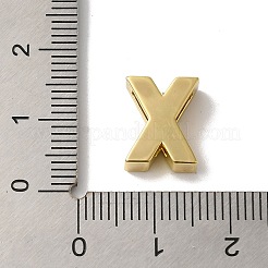 Brass Micro Pave Cubic Zirconia Beads&nbsp;KK-H487-25G-24