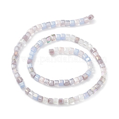 Gradient Color Electroplate Glass Bead Strands&nbsp;X1-GLAA-E042-05D
