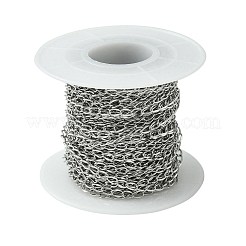 Tarnish Resistant 304 Stainless Steel Twisted Chains&nbsp;CHS-H007-61B