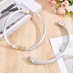 2Pcs 2 Styles Aluminum Purse Handle Frames&nbsp;FIND-BBC0005-29