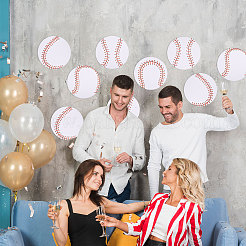 60Pcs 6 Styles Baseball Paper Gift Tags&nbsp;CDIS-CA0001-17