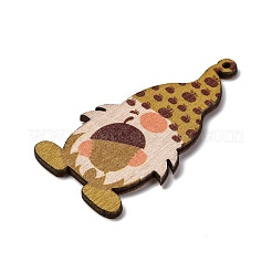 Printed Wood Pendants&nbsp;WOOD-B009-02F