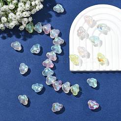 35Pcs 7 Colors Transparent Acrylic Beads&nbsp;MACR-CJ0002-43