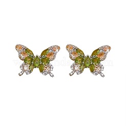 Alloy Rhinestone Stud Earrings for Women&nbsp;WGFE4A9-01