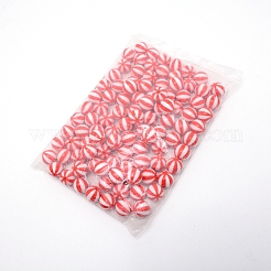 Opaque Acrylic Beads&nbsp;SACR-WH0002-12A