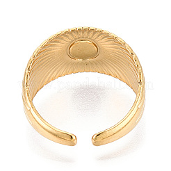 304 Stainless Steel Cuff Ring Components&nbsp;STAS-T066-37G