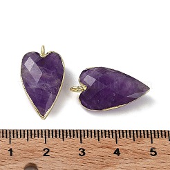 Natural Amethyst Pendants&nbsp;X-G-G012-12G-10