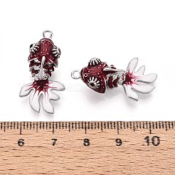 Brass Enamel Pendants&nbsp;KK-T071-27P-02