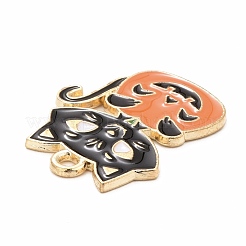 Halloween Alloy Enamel Pandants&nbsp;ENAM-C004-07